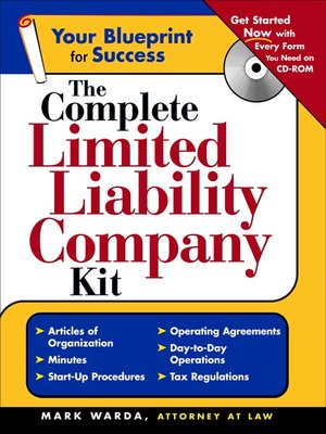 cover image of The Complete Limited Liability Company Kit